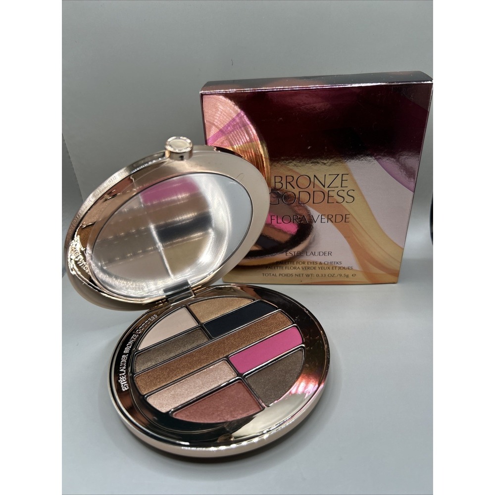 Estee Lauder BRONZE GODDESS FLORA VERDE Palette For Eyes & Cheeks 0.33oz NEW